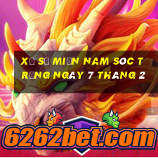 xổ số miền nam sóc trăng ngày 7 tháng 2