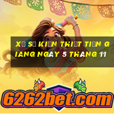 xổ số kiến thiết tiền giang ngày 5 tháng 11