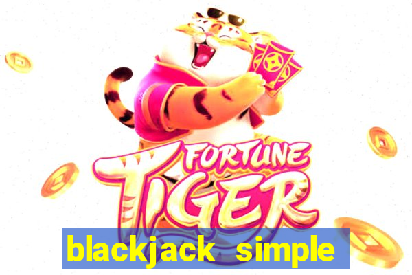 blackjack simple strategy card