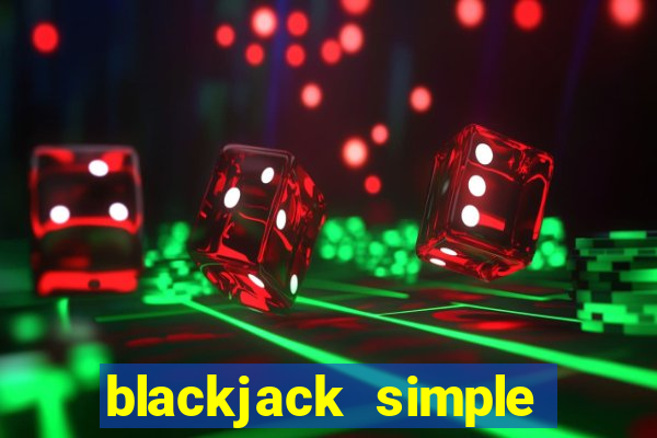 blackjack simple strategy card