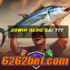 Zowin Game Bài 777