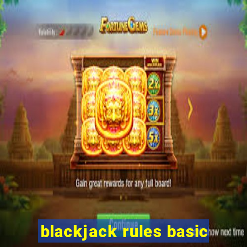 blackjack rules basic