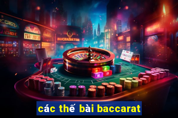 các thế bài baccarat