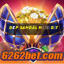 dép sandal nữ đế bệt