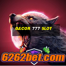 gacor 777 slot