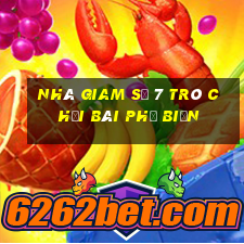 nhà giam số 7 trò chơi bài phổ biến