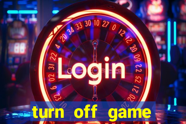 turn off game center ios 13