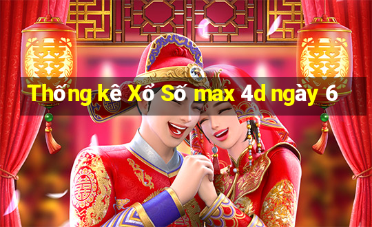 Thống kê Xổ Số max 4d ngày 6