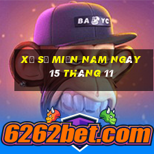 xổ số miền nam ngày 15 tháng 11