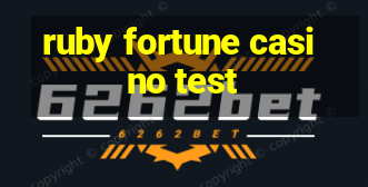 ruby fortune casino test