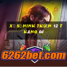 xổ số ninh thuận 12 tháng 04