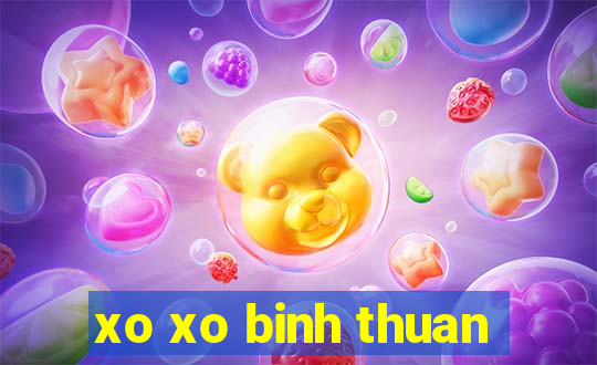 xo xo binh thuan