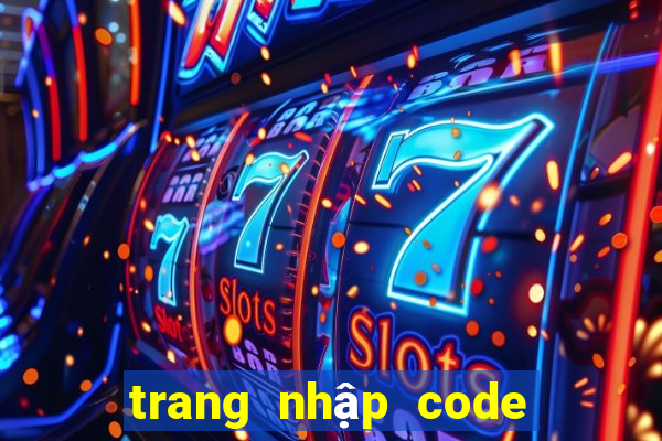 trang nhập code liên quân