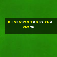 xổ số vũng tàu 31 tháng 10