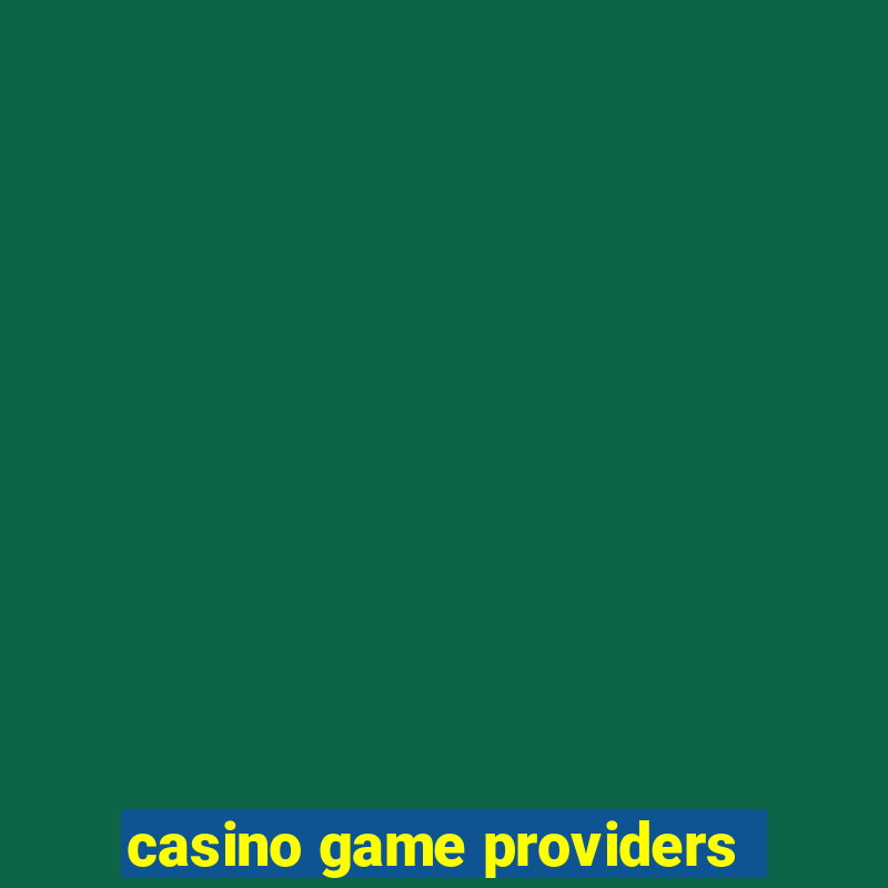 casino game providers