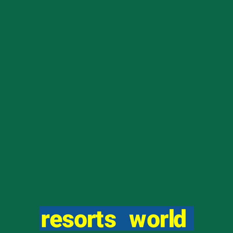 resorts world casino online