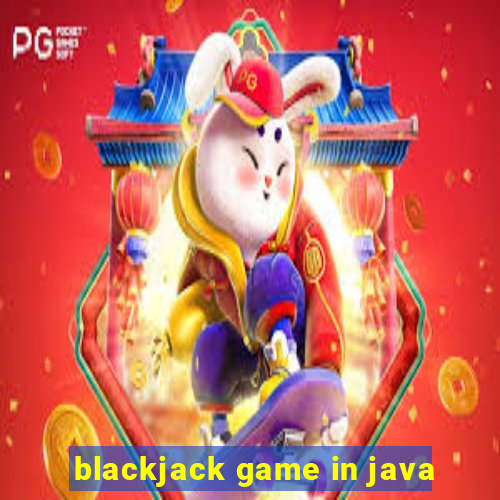 blackjack game in java