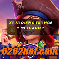 xổ số quảng trị ngày 13 tháng 7