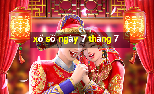 xổ số ngày 7 tháng 7