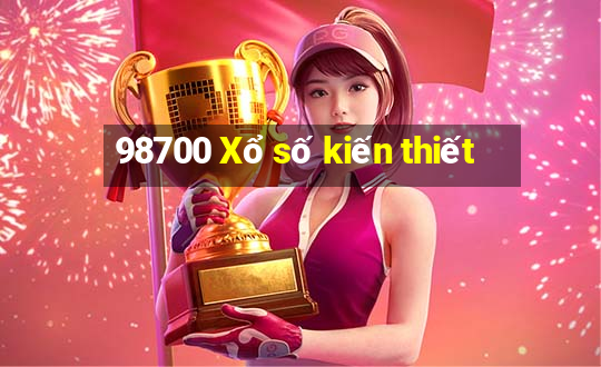 98700 Xổ số kiến thiết