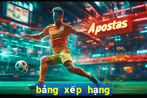 bang xep hang bong da