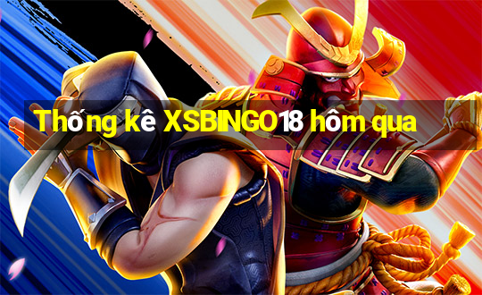 Thống kê XSBINGO18 hôm qua