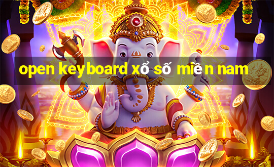 open keyboard xổ số miền nam