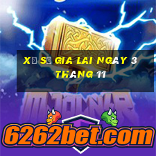 xổ số gia lai ngày 3 tháng 11