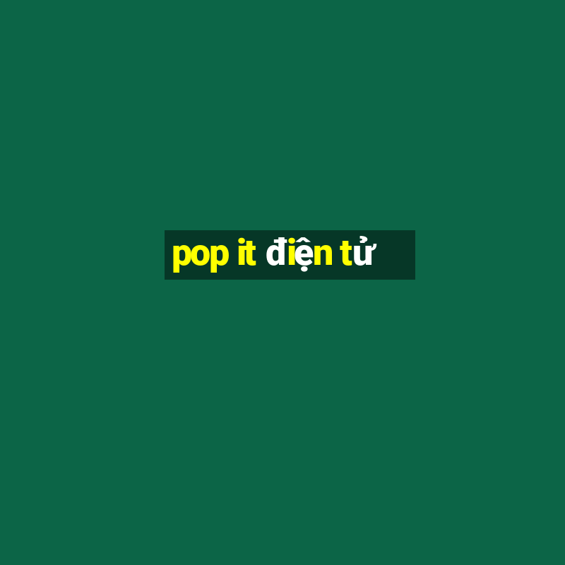 pop it điện tử