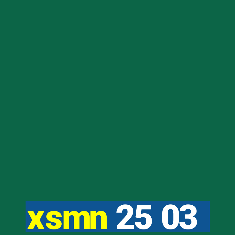 xsmn 25 03