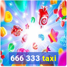 666 333 taxi