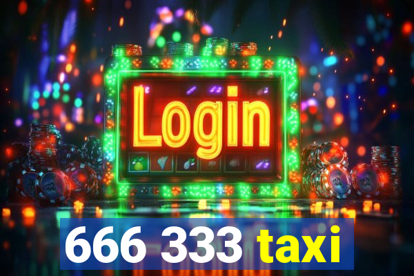 666 333 taxi