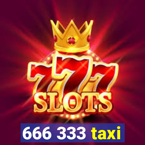 666 333 taxi