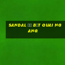 sandal đế bệt quai ngang