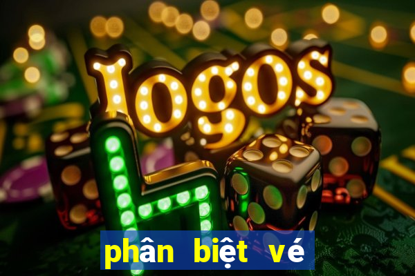 phân biệt vé số giả