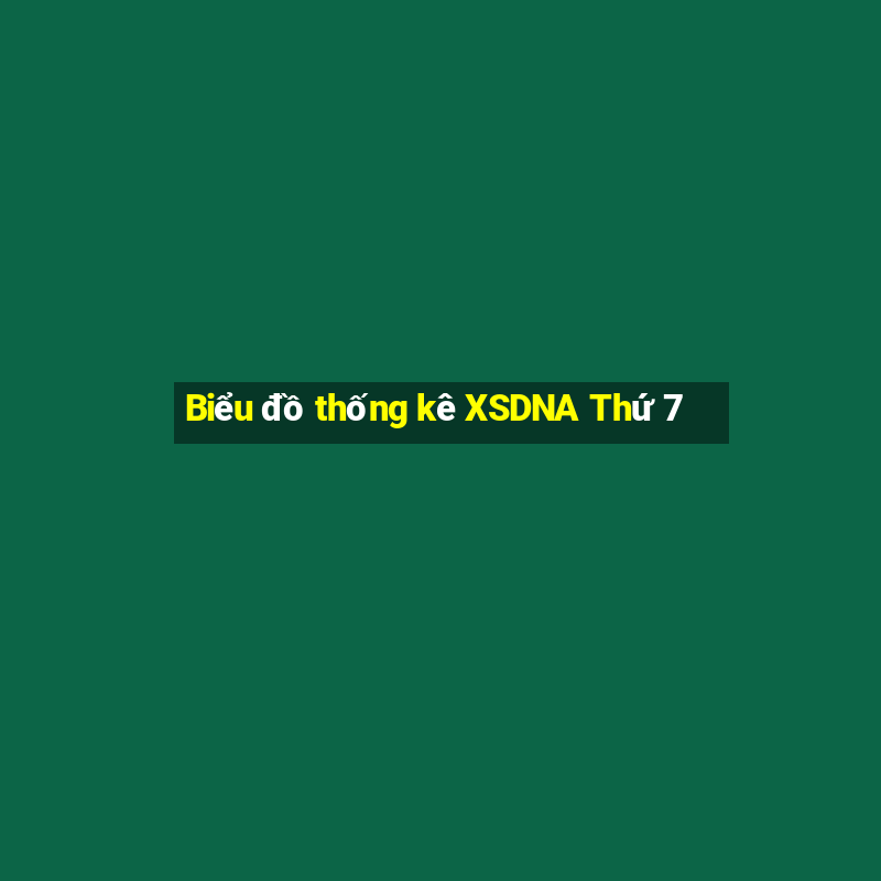 Biểu đồ thống kê XSDNA Thứ 7