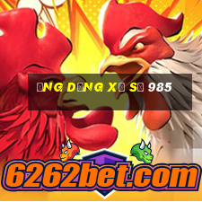 Ứng dụng xổ số 985