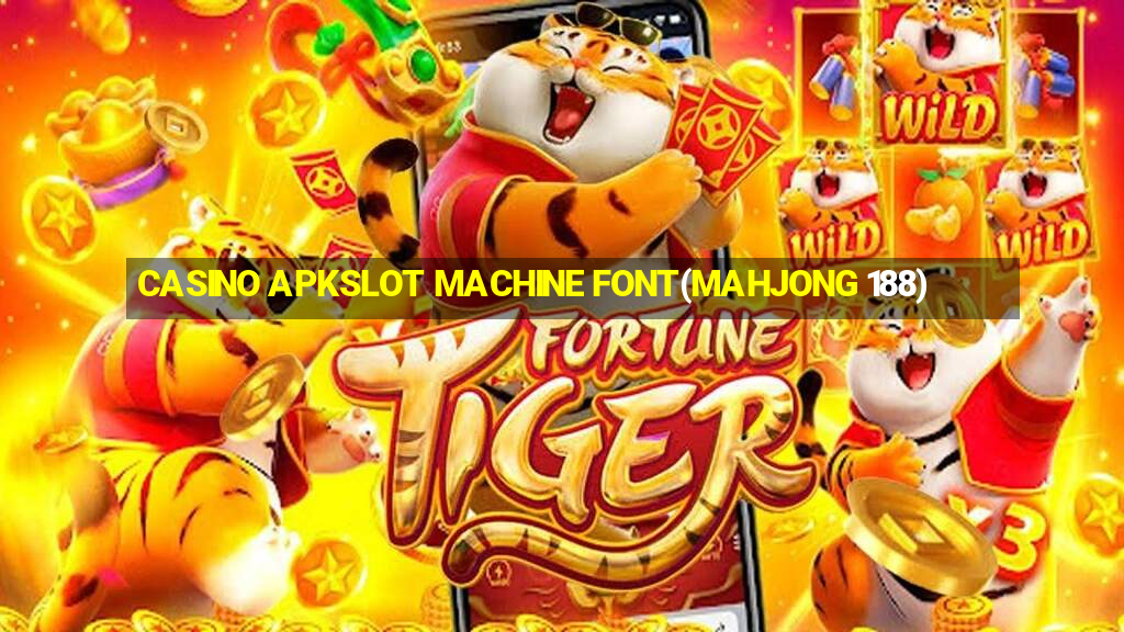 CASINO APKSLOT MACHINE FONT(MAHJONG 188)