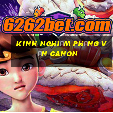 kinh nghiệm phỏng vấn canon