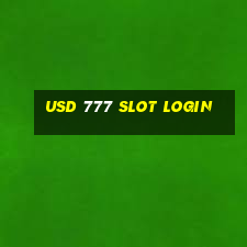 usd 777 slot login