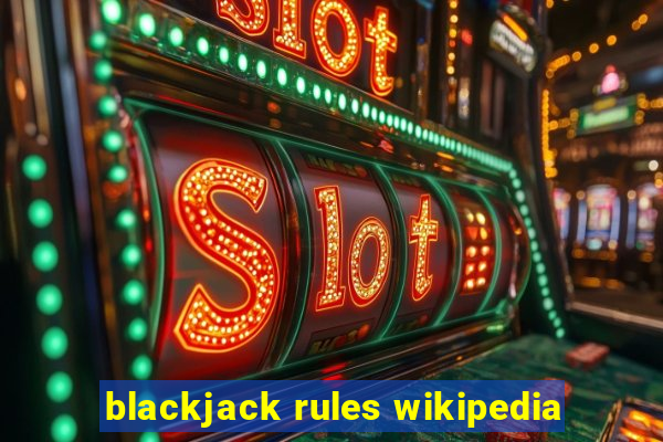 blackjack rules wikipedia