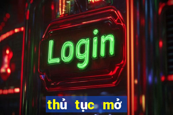 thủ tục mở đại lý vietlott