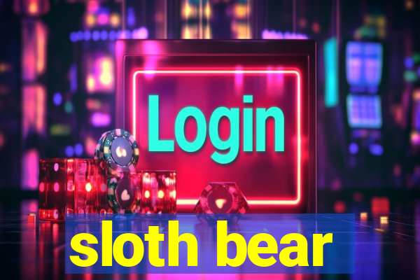 sloth bear