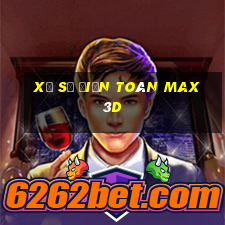 xổ số điện toán max 3d