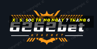 xổ số sóc trăng ngày 7 tháng 6