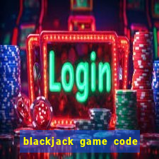 blackjack game code in java