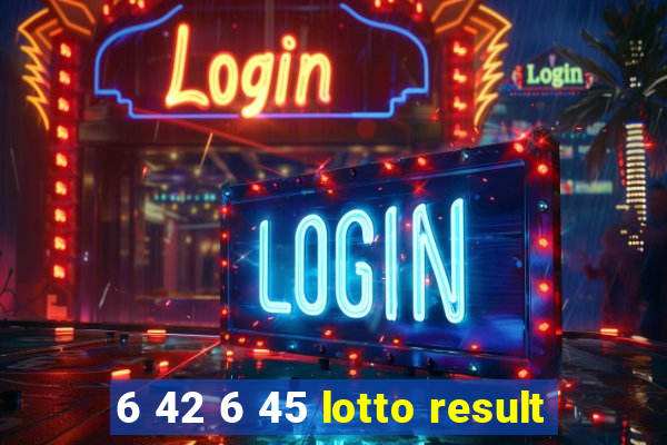 6 42 6 45 lotto result