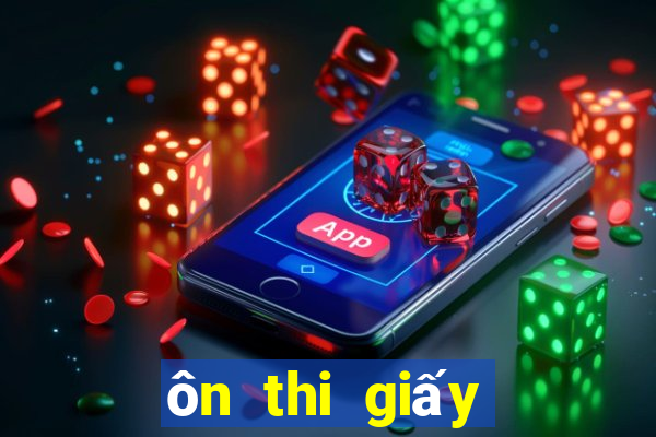 ôn thi giấy phép lái xe máy