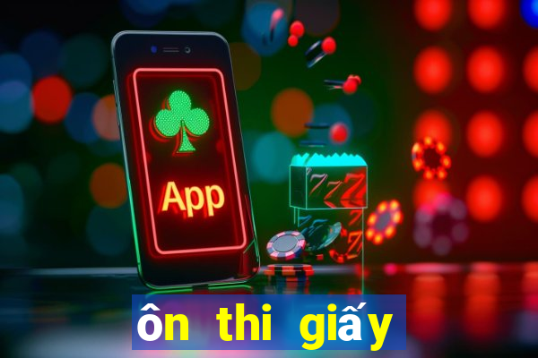 ôn thi giấy phép lái xe máy