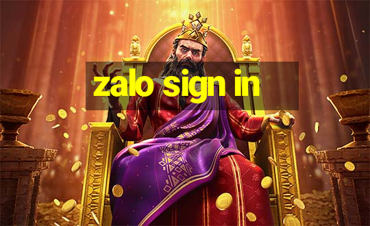 zalo sign in